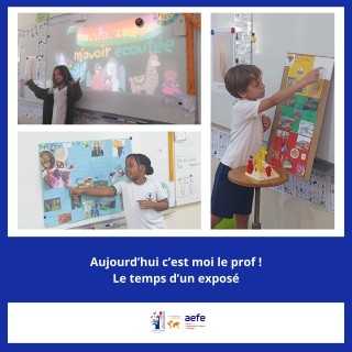Aujourd'hui c'est moi le prof : Premiers pas à l’oral pour les élèves du primaire