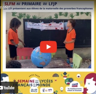 Semaine des lycées français du monde 2024 : Les CE1 rencontrent la maternelle