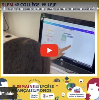 Semaine des lycées français du monde 2024: Les 4e1 et 2 préparent leur guide touristique