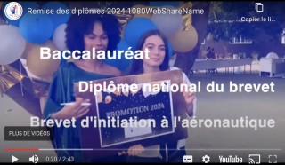 Remise des diplômes 2024