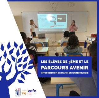 Parcours Avenir et intervention sur les sciences criminelles