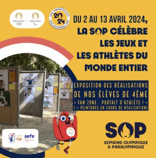 Classes de 4eme : Portraits de stars pour la Fan Zone pour la SOP