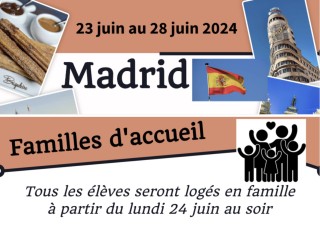 Voyage à Madrid pour les 5e-4e-3e