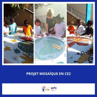 Création collective en CE2 - La mosaÏque