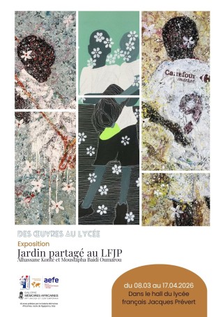 Des oeuvres au lycée : Jardin partagé au LFJP