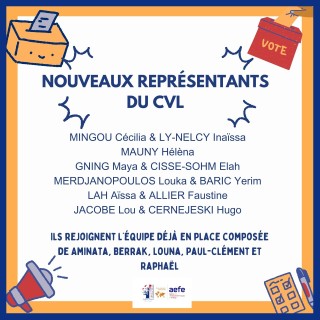 Résultats des élections du CVL 2024